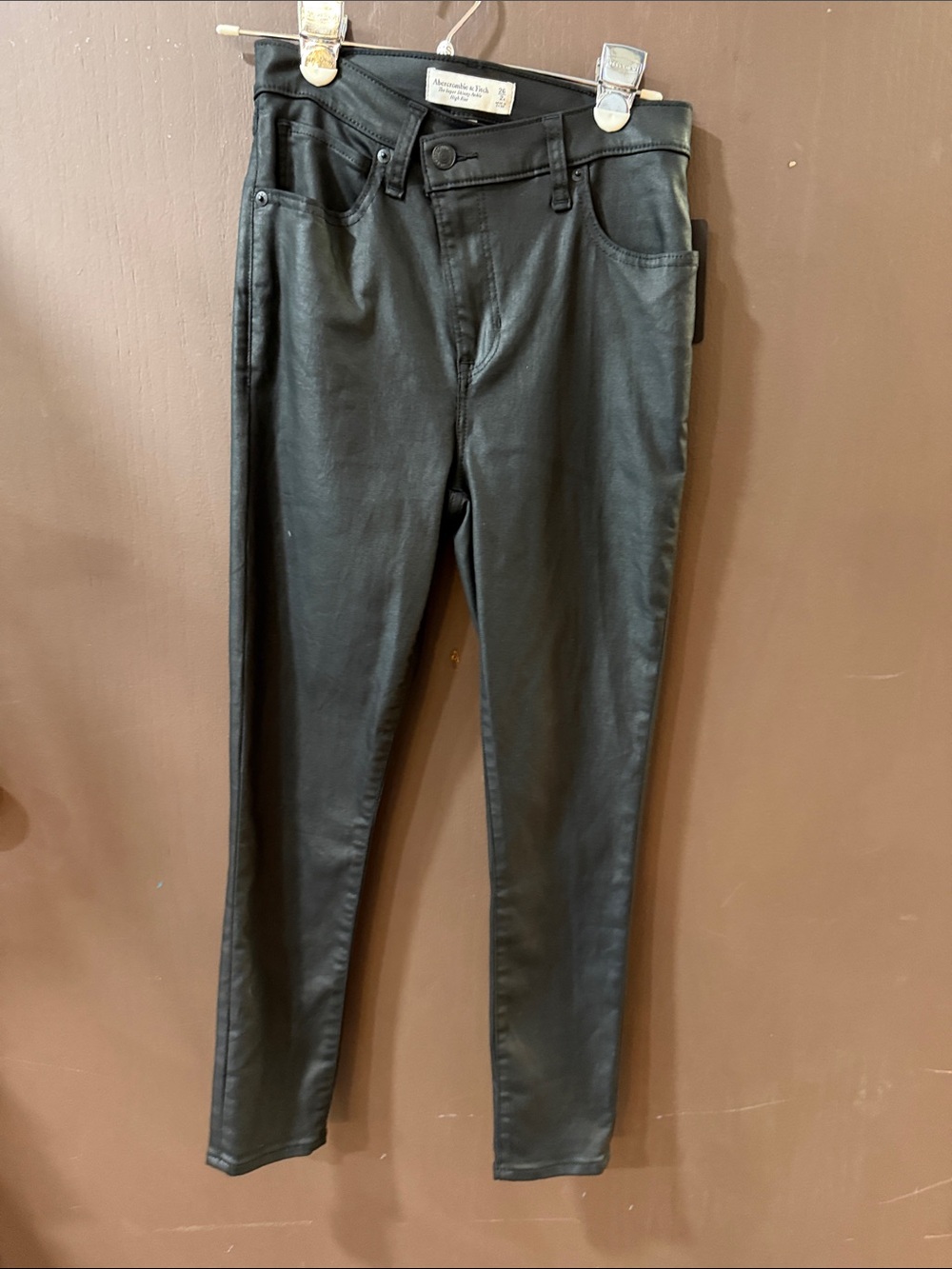 Abercrombie & Fitch Black Super Skinny Ankle Jeans
